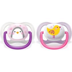 Avent Orthodontic teat Ultra Air, bird, 2 pc. [Levering: 4-5 dage]